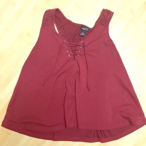 Maroon tank top